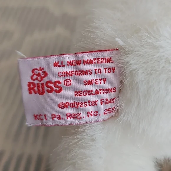 Vintage Russ Berrie Mama & Baby Bear "Creampuff" - Picture 8 of 12